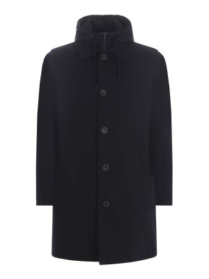 HERNO: padded coats - Coat herno in wool