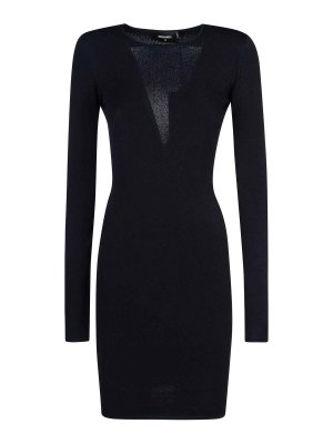 DSQUARED2: Kurze Kleider - Kurzes Kleid - Schwarz