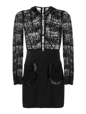 DSQUARED2: Kurze Kleider - Kurzes Kleid - Schwarz