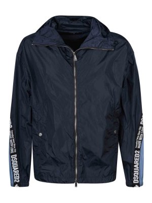 DSQUARED2: Kurze Daunenjacken - Daunenjacke - Blau