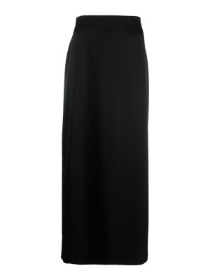 LANVIN: Knee length skirts & Midi - Long satin skirt