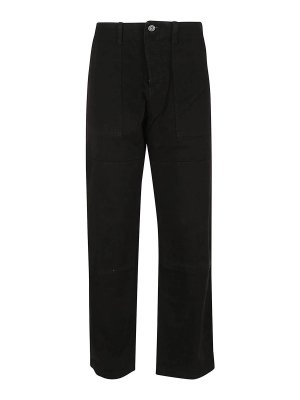 Marcelo Burlon: Tailored & Formal trousers - Cross cotton straight pants