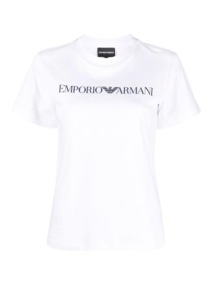 EMPORIO ARMANI: Tシャツ - Tシャツ - 白