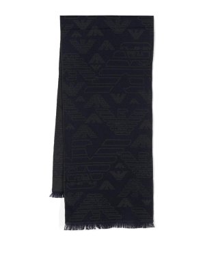 EMPORIO ARMANI: Schals - Schal - Blau