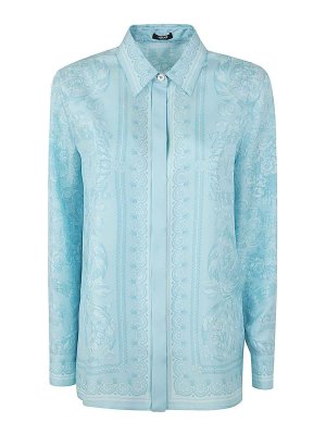 Camisa de denim azul Lavado Medio | Camisas y Blusas PINKO Mujer