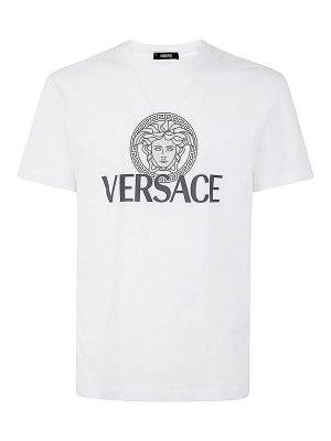 VERSACE: t-shirts - T-shirt two color print