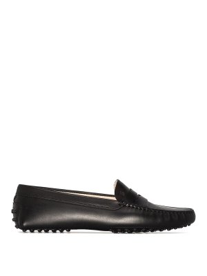 ローファー・オックスフォード MACH & MACH Black leather Sirene loafers Mach & Mach Sirene Loafers - Black - Women | PF24S077630CLFB02