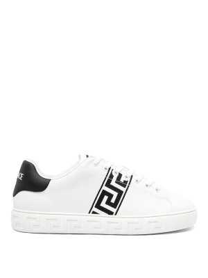 VERSACE: trainers - Calfskin sneakers