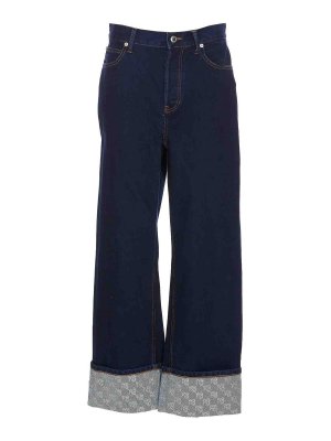 ALEXANDER WANG: bootcut jeans - Hotfix crystals jeans