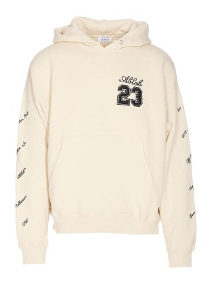 OFF-WHITE: Sweatshirts & Pulls - Sweat-Shirts - Blanc