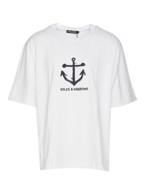 DOLCE & GABBANA: T-shirts - T-Shirt - Weiß