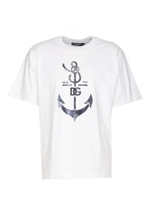 DOLCE & GABBANA: t-shirts - Marina print t-shirt