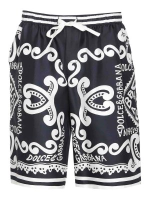 DOLCE & GABBANA: Shorts - Shorts - Schwarz