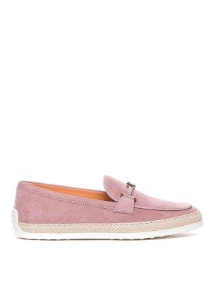 TOD'S: Mocasines y Zapatillas - Mocasines - Color Carne Y Neutral