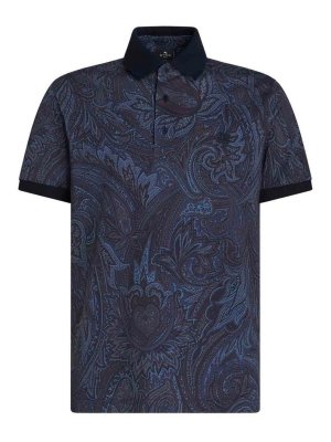 ETRO: Polos - Polo - Azul