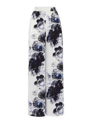 ALEXANDER MCQUEEN: casual trousers - Floral trousers