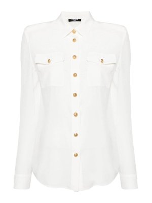 Balmain: shirts - Semi-transparent shirt