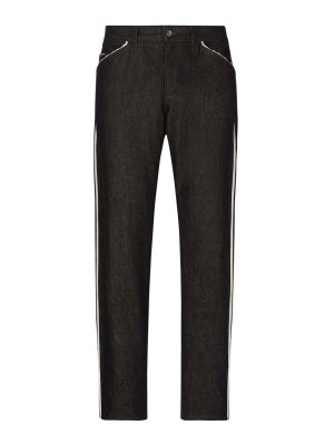 DOLCE & GABBANA: Straight Leg Jeans - Straight Leg Jeans - Schwarz