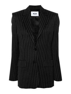 m.s.g.m.: casual jackets - Pinstriped jacket