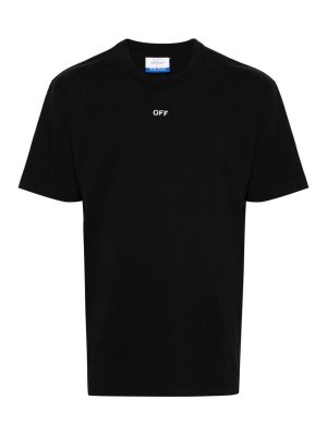 Off-White T-shirt with logo - White - Men | OMAA027C99JER0170110