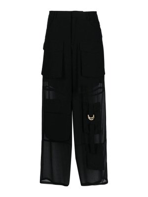 Pinko: casual trousers - Semi-transparent trousers