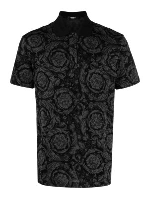 VERSACE: polo shirts - Polo shirt with pattern