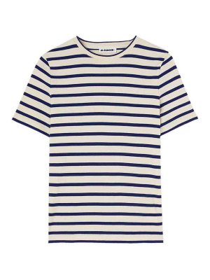 JIL SANDER: T-shirts - T-Shirt - Weiß