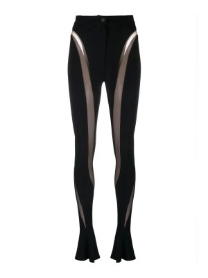 Not After Ten Leggings in tulle Nero Donna | NATP008NERO