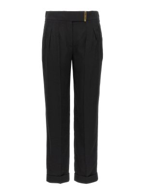 TOM FORD: Tailored & Formal trousers - Metal bar detail trousers