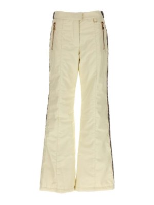 M.S.G.M. Lurex pinstriped pants - Purple | 3542MDP1823781470