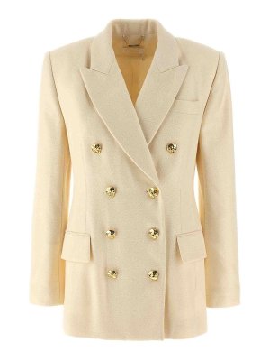 CHLOE': Manteaux courts - Blazer - Blanc