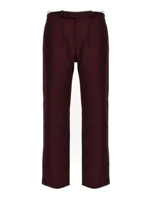 パンツ SAPIO FW23 DOUBLE SATIN TROUSERS (N7.DOUBLESATIN.D BLACK) Sapio Double satin trousers - Black - Men | N7DOUBLESATINBLACK