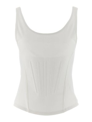 MUGLER: Tops & Tank tops - corseted tank top