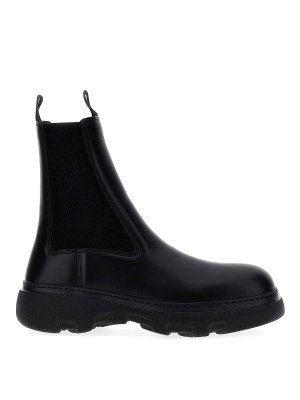 Alexander Mcqueen Tread slick leather ankle boots