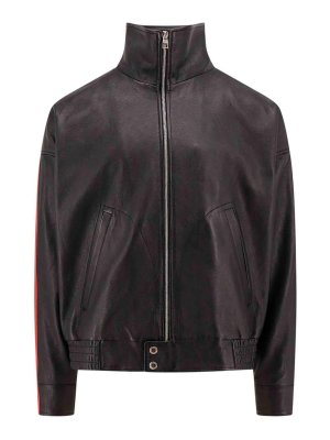 Diesel Jacket with metal oval-d logo - Grey - Men
