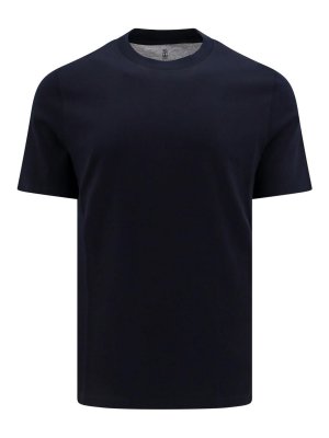 BRUNELLO CUCINELLI: T-shirts - T-Shirt - Bleu
