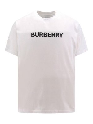 BURBERRY: t-shirt - T-shirt in cotone con stampa logo