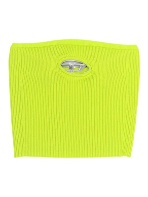 DIESEL: トップス＆タンクトップ - トップ/タンクトップ - イエロー