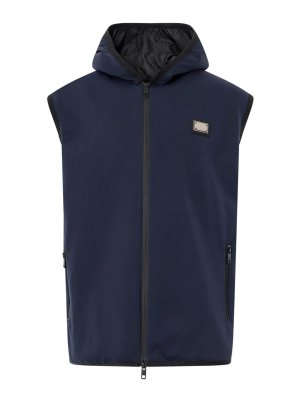 DOLCE & GABBANA: casual jackets - Sleeveless jacket with hood