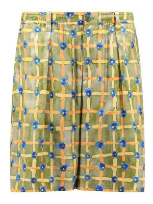 Marni: Hosen Shorts - Shorts - Grün