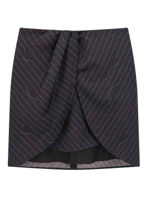 ミニスカート alexander mcqueen SS25 Wool skirt (824715QJADK 1000) 29706266_58790847_300.jpg