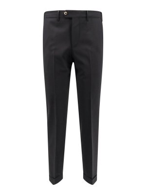 PT TORINO: casual trousers - Stretch virgin wool trouser