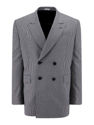 ALEXANDER MCQUEEN: blazers - Wool blazer with pied-de-poule motif