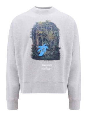 Palm Angels: Sudaderas y suéteres - Sudadera - Gris