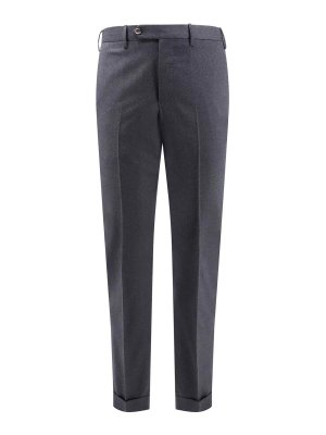 PT TORINO: pantaloni casual - Pantalone Master fit in lana vergine stretch