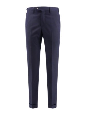 PT TORINO: casual trousers - Master fit stretch virgin wool trouser