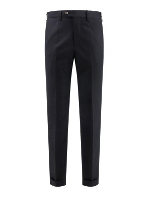 PT TORINO: casual trousers - Master fit stretch virgin wool trouser