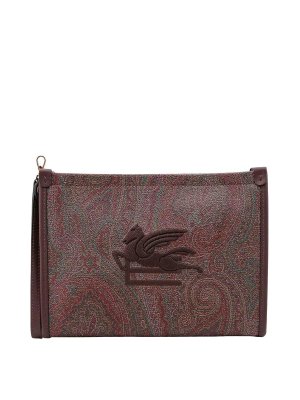 ETRO: クラッチバッグ - クラッチバッグ - ブラウン