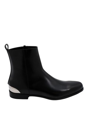 ALEXANDER MCQUEEN: boots - Leather boots