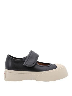 Marni: trainers - Leather sneakers